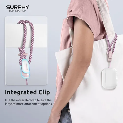 Miniatura 6 de SURPHY Paquete de 2 cordones de teléfono para funda de teléfono celular, correa de muñeca para teléfono para funda, correa de teléfono celular