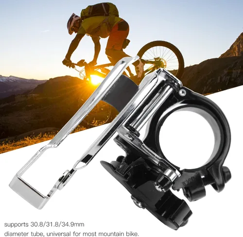 Miniatura 3 de Desviador delantero de bicicleta, aleación de aluminio de montaña desviador delantero MTB desviador delantero 7/8/9 velocidad bicicleta desviador