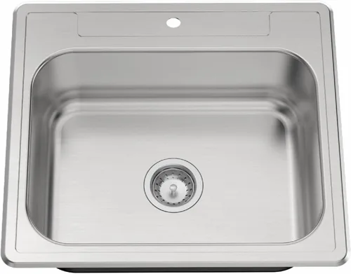 Miniatura 10 de Zuhnë Fortuna - Fregadero de preparación de barra 15 para autocaravana, cuenco individual de 15 x 15 x 6 pulgadas, acero inoxidable T304 18/10
