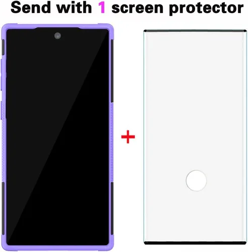 Miniatura 3 de Asuwish Funda de teléfono para Samsung Galaxy Note 10 5G con protector de pantalla de vidrio templado y soporte delgado, híbrida, resistente, funda