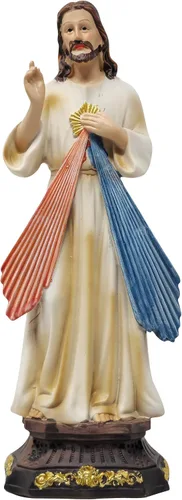 Miniatura 4 de DVDMATINEMOVIES - Estatua de resina de la Divina Misericordia, varios tamaños, material de resina, estatua de Divina Misericordia, decoración
