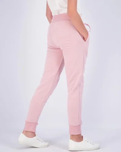 Miniatura 3 de Real Essentials Paquete de 3 pantalones deportivos de forro polar para niñas de 7 a 16 años