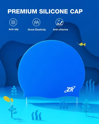 Miniatura 6 de ZIONOR Gafas de natación para niños con gorro de natación, G1 MINI SE antivaho con gorro de natación para niños A2