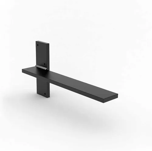 Miniatura 25 de Soporte de pared flotante para encimera, soportes de pared resistentes para crear bancos flotantes, escritorio, tocador, bar o repisa, acero