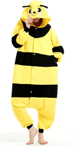 Beauty Shine Disfraz unisex de dibujos animados para adultos, para Halloween, Navidad, pijama, mameluco de felpa para cosplay