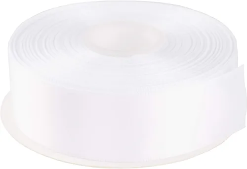 Miniatura 82 de AVANAVA Cinta de satén de doble cara de 1-1/2 pulgadas de ancho - 50 yardas (012-plateado)