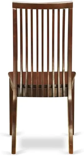 Miniatura 10 de East West Furniture DLIP3-BMK-W Juego de mesa y sillas de cocina de 3 piezas contiene una mesa de comedor redonda con gotas y 2 sillas de comedor