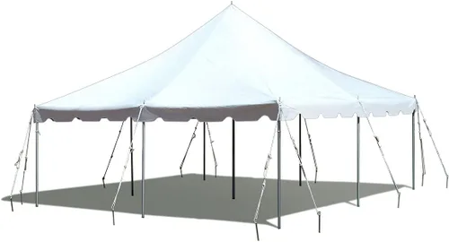 Miniatura 7 de TentandTable Tienda de campaña con toldo de alta calidad de 20 x 40 pies, rojo/blanco/azul, para exteriores, capacidad de 80 a 160 personas