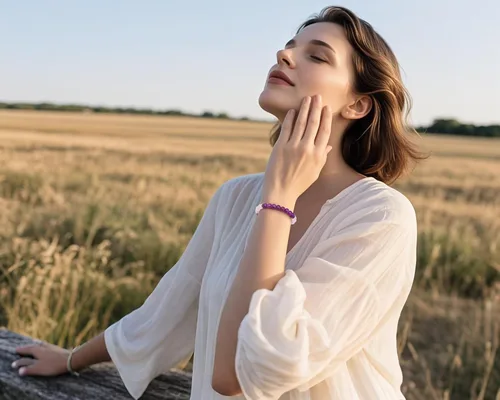 Miniatura 3 de Pulseras curativas para mujeres, cuentas de yoga antiansiedad, alivio del estrés, pensamientos curativos, pulseras de relajación, aromaterapia