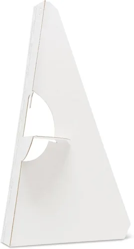 Miniatura 7 de Lineco Paquete de 25 Soportes de Caballete de Cartón de 9 Pulgadas, Soportes de Caballete Autoadhesivos para Letreros de Exhibición, Lienzo, Blanco