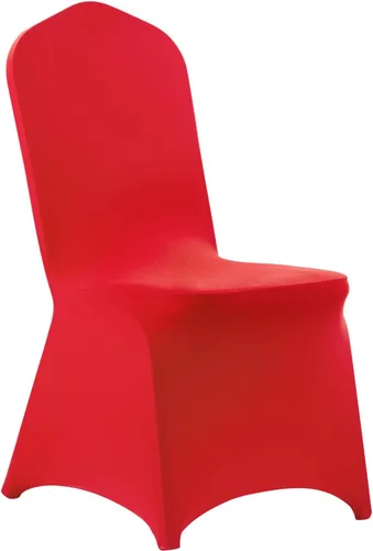 Miniatura 58 de VEVOR 150 fundas blancas para sillas de poliéster y elastano, fundas elásticas para bodas, fiestas, comedor, banquetes, sin pinzas, 150