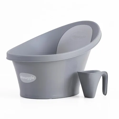 Miniatura 16 de Shnuggle Bañera para Bebé Recién Nacido Soporte Integrado y Respaldo Suave Adecuado desde Recién Nacido Soporte de Asiento de Baño Incluye
