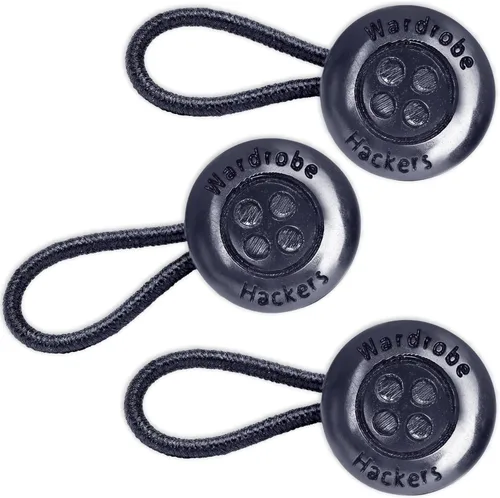 Wardrobe Hackers Collar Extenders for Mens Shirts (Soft Elastic) Tight Neck Collar Relief - Expander Buttons for Dress Shirts
