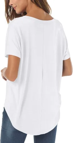 Miniatura 3 de Herou - Camiseta casual holgada de manga corta de verano, para mujer