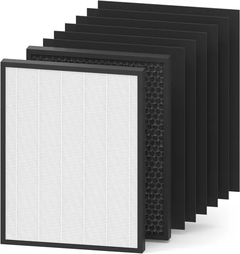 Filtro de repuesto mejorado para purificadores Fellowes AeraMax 290/300/DX95 y HF-300/AP-300PH, compatible con piezas # 9287201 y 9324201, paquete