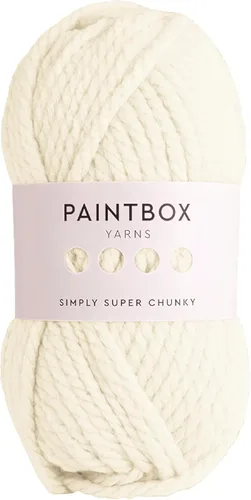 Miniatura 14 de Paintbox Yarns Simply Super Chunky Yarn - Hilo grueso de 3.53 onzas, 66 yardas, lana blanca para ganchillo o tejer, suave, acogedor para mantas