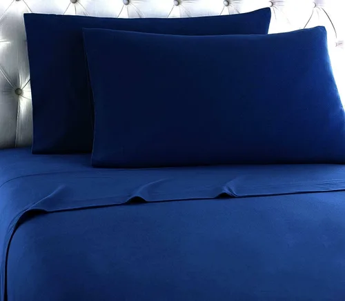 Miniatura 4 de Empire Home Juego de sábanas de franela - 100% algodón - Ajustadas + planas + fundas de almohada con bolsillo profundo (individual, morado)