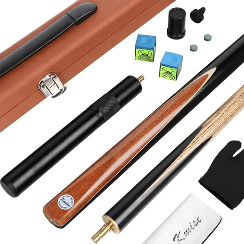 Miniatura 10 de Kmise Break Jump Cue Stick, palo de piscina de 11/21/25 onzas para roturas explosivas y saltos sin esfuerzo, taco de piscina pesado de 42/56 Verde