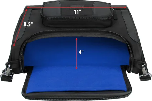 Miniatura 5 de USA Gear Organizador de Viaje se Ajusta a Kits de Bartending - Bolsa de Bartending con Correa para el Hombro, Interior Personalizable para Medidor