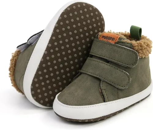 Timpnsd Zapatos deportivos para bebés, niños y niñas, botas de nieve para bebés, suela antideslizante, para recién nacidos, para primeros pasos,