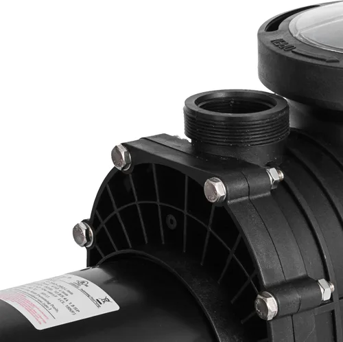 Miniatura 4 de Hitgrand Bomba de piscina autocebante de 2HP, bomba de piscina enterrada sobre el suelo mejorada de 110V/220V de doble voltaje, bombas de velocidad