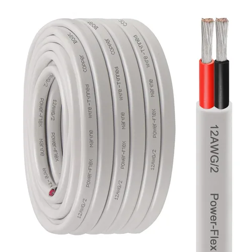 Miniatura 29 de Cable marino dúplex de calibre 10, cable de cobre estañado para barco, 150 pies, 10 AWG, estándar de EE. UU., OFC, alambre de cobre libre de oxígeno