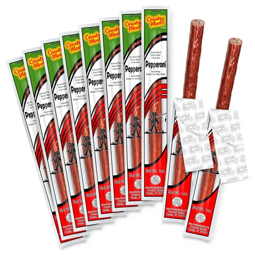 Miniatura 18 de Country Meats - Palitos de carne, 0 grasas trans, bajo en carbohidratos, alta proteína, botanas keto, idóneas para alimentación keto