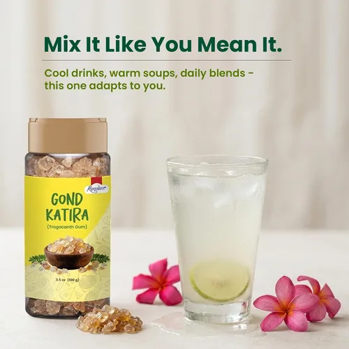 Miniatura 8 de Gond Katira (Ayurvedic Katira) Organic, goma de mascar india Katira Gond, Gond Katira Pure Organic, goma comestible, totalmente natural, sin sal