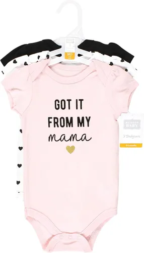 Miniatura 465 de Hudson Baby baby-girls Cotton Bodysuits 3-pack