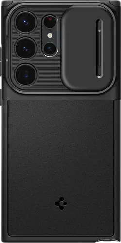 Miniatura 4 de Spigen Optik Armor - Funda diseñada para Galaxy S23 Ultra (2023) [protección de grado militar], color negro