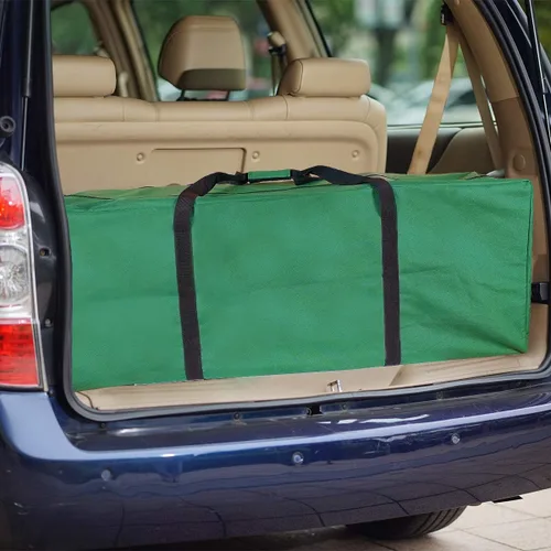 Miniatura 8 de INFANZIA Bolsa de almacenamiento para árbol de Navidad se adapta a árboles artificiales desmontados de hasta 75 pies contenedor duradero para árbol