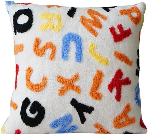 Miniatura 8 de Funda de almohada de forro polar bereber de gamuza de camelia, funda de cojín tridimensional con flores para sala de estar, sofá, oficina, Negro