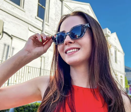 Miniatura 4 de 2 pares de lentes de sol de lectura para exteriores con punta puntiaguda para mujer, lentes de lectura con protección UV, no bifocales 1 Gris 1