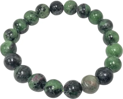 Miniatura 275 de Gem Avenue Handmade Round Bead Stretch Bracelet Unisex Natural Stone Beaded Jewelry for Men & Women, Elastic Wristband for Daily Wear