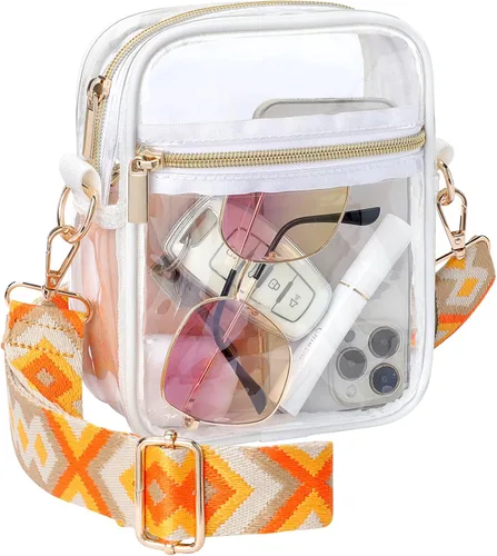 Miniatura 25 de PACKISM Bolsa transparente para eventos de estadio – Monederos pequeños transparentes para mujer, bolsa bandolera para conciertos y eventos