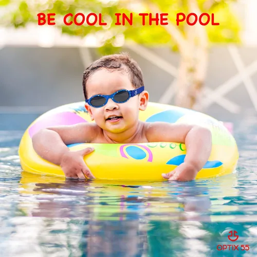 Miniatura 7 de Optix 55 Gafas de sol para bebé con correa Gafas de sol para bebés, niños y niñas de 0 a 12 meses edad 3, UV 400