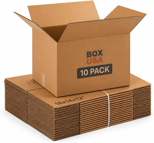 Miniatura 15 de BOX USA Cajas de mudanza medianas 18"L x 14"W x 12"H Paquete de 20 - Caja de cartón corrugado para envío, correo, embalaje, empaquetado
