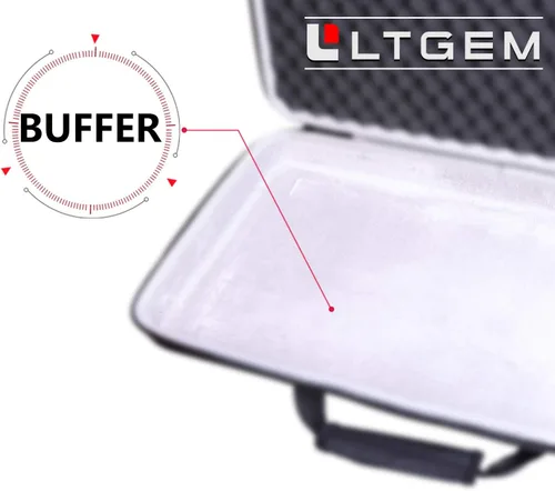 Miniatura 7 de LTGEM - Funda rígida de EVA para Numark Mixtrack Pro FX - Controlador de DJ de 2 cubiertas - Bolsa protectora de almacenamiento