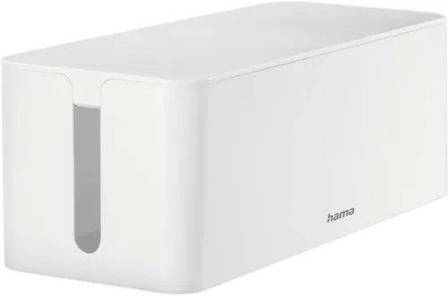 Miniatura 8 de Hama 20662 - Caja de cables Maxi, 6.1 x 15.7 x 5.1 in, con patas de goma, color blanco