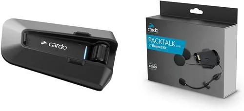 Miniatura 8 de Cardo PACKTALK Edge - Auriculares de comunicación Bluetooth para motocicleta con intercomunicador - Paquete individual & kit de casco unisex adulto