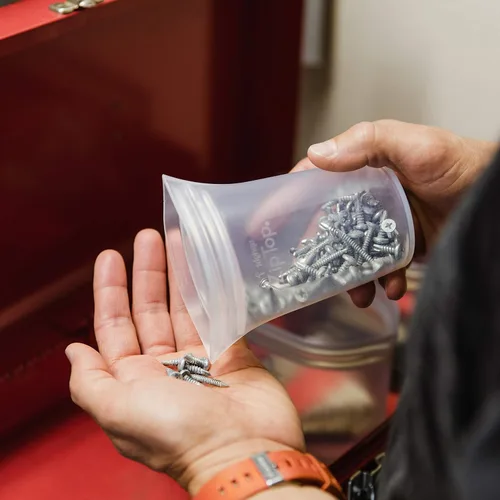 Miniatura 9 de Zip Top - Contenedores reutilizables de silicón 100 % platino