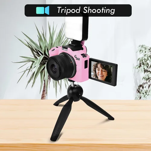Miniatura 6 de Rieibi EOSR50 EOS R50 Estuche, Estuche Protector de Silicona Suave para Cámara Vlogging Canon EOS R50 EOSR50, Estuche de Cámara EOS R50 Ligero