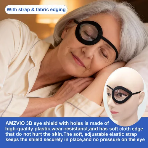 Miniatura 2 de AMZVIO 2 protectores oculares para después de la cirugía de cataratas, parches médicos protectores para los ojos para dormir por adelantado