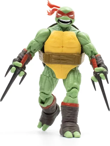 Miniatura 3 de The Loyal Subjects Teenage Mutant Ninja Turtles BST AXN IDW Raphael Figura de acción de 5 pulgadas con bicicleta deportiva metálica 'Candy Coat