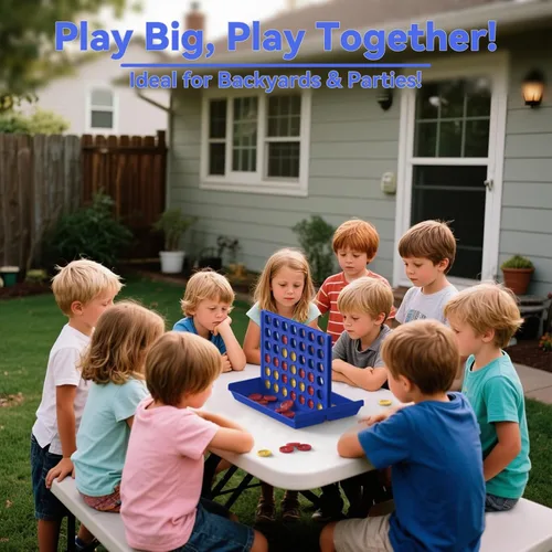 Miniatura 4 de Pup Go Juego Grande de 4 en Raya para Niños de 3 Años en Adelante para Niños, Niñas y Adolescentes, Juegos de Mesa Familiares para Interiores
