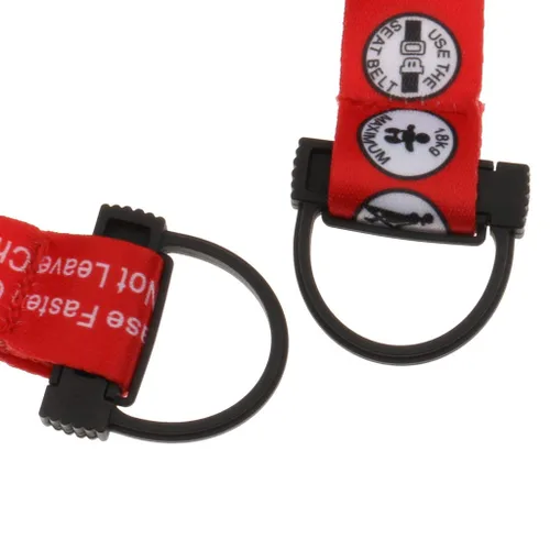 Miniatura 4 de Hooshing Cinturón de seguridad para bebés de 2 uds, ajustable, para supermercado, carrito de compras, cinturón de silla, cinturones de seguridad