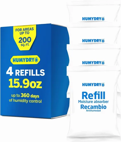 Miniatura 5 de HUMYDRY USA4311803C6 - Recambio de absorción de humedad sin perfume, 15.9 onzas, paquete de 3