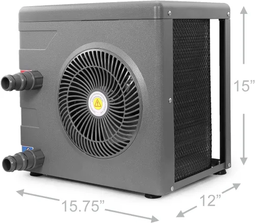 Miniatura 7 de XtremepowerUS Calentador de piscina de hasta 4,000 galones para piscina sobre el suelo, intercambiador de calor de titanio, bomba de calor
