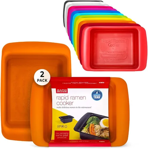 Miniatura 25 de Rapid Plastic - Tazón de fideos o sopas de plástico Sopa y fideos para microondas en cuestión de minutos, perfecto para dormitorio, cocina pequeña
