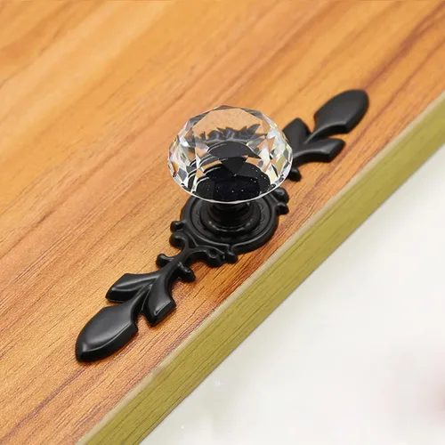Miniatura 5 de HUAMULAN Paquete de 10 pomos de cristal para cajones de cocina, pomos de puerta de armario, manijas con tornillos para cocina, baño, oficina